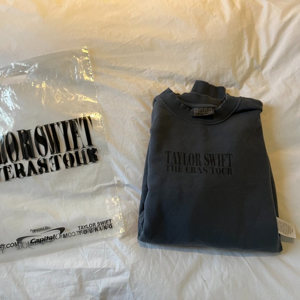 Taylor Swift Eras Tour Blue Crewneck (Size L)